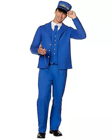 Adult Train Conductor Costume 4 Adult Train Conductor Costume - Image 2