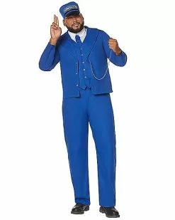 Adult Train Conductor Plus Size Costume
