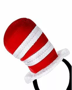Cat In The Hat Sequin Mini Hat – Dr. Seuss -Halloween Store 07617525 b