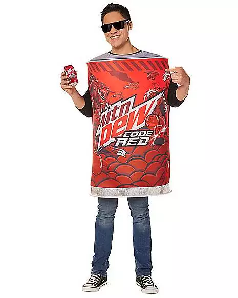 Adult Code Red Costume - Mountain Dew 3 Adult Code Red Costume - Mountain Dew